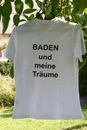 T-Shirt "Baden und meine Träume"