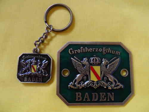 Baden-Bundle: Schlüsselanhänger + Türschild