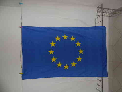 Europa-Fahne 120x300cm Hochformat